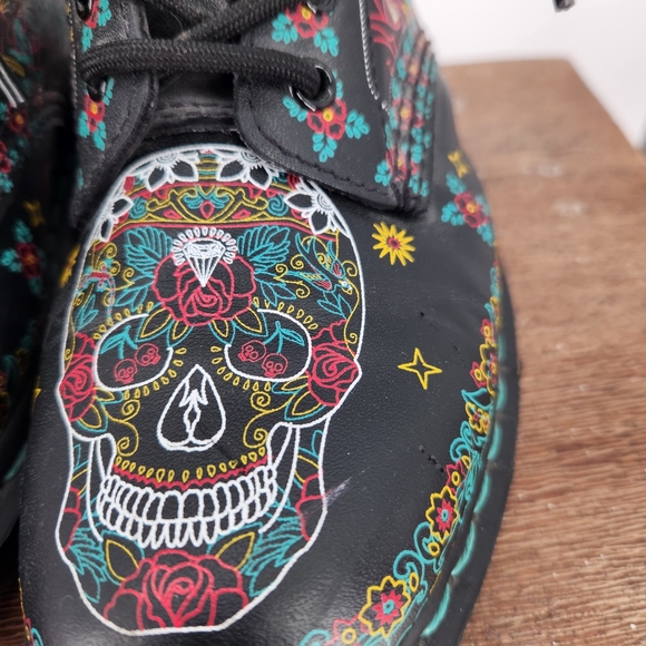 Dr. Marten 1460 sugar skull dia de los muertos limited edition boots size 7 rare - Picture 11 of 15